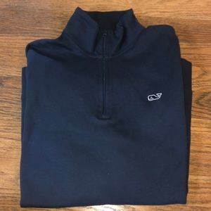 Vineyard Vines Navy 1/4 zip, Size S